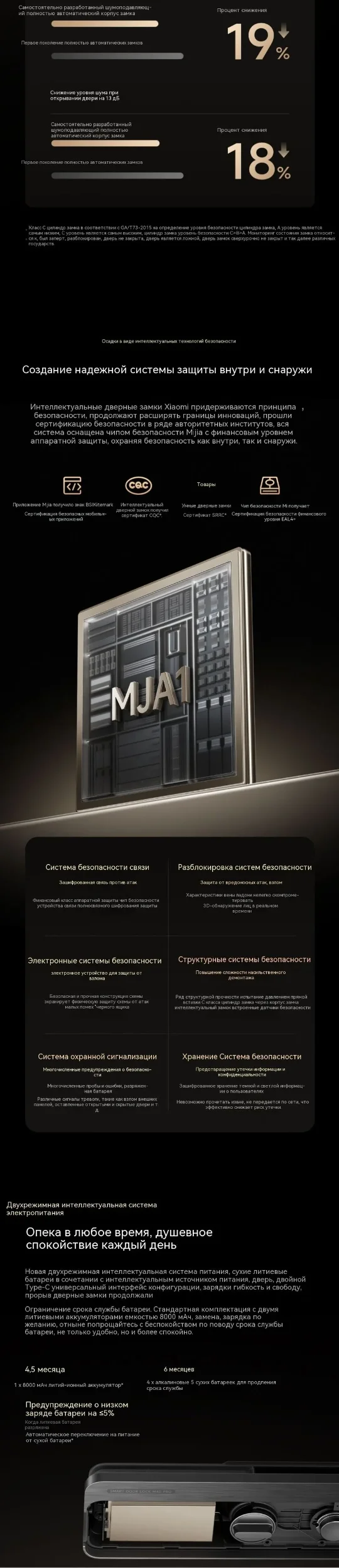 Xiaomi Smart Door Lock M40 Pro (XMZNMS180D) 10.webp